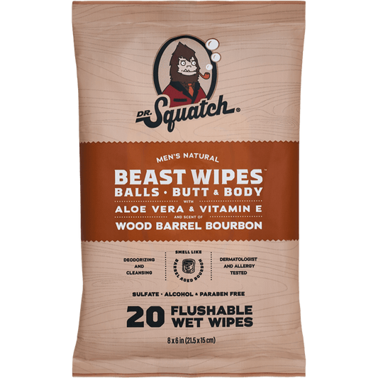 Wood Barrel Bourbon Wipes