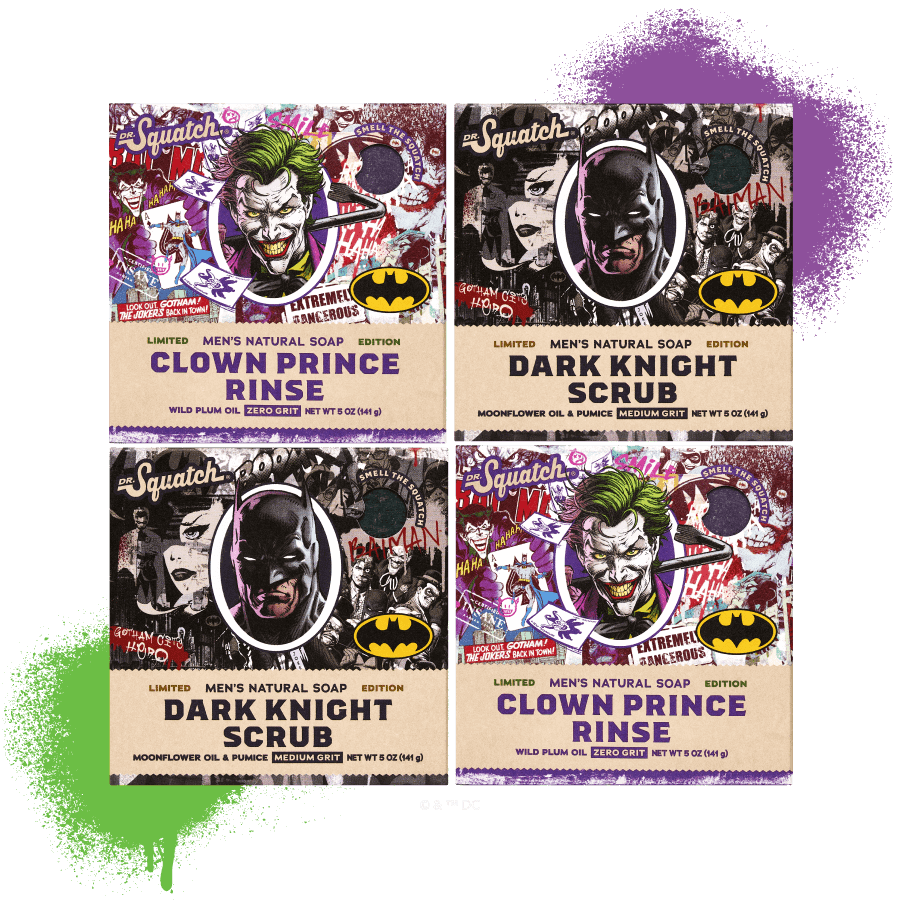 Dark Knight & Clown Prince 4-Pack